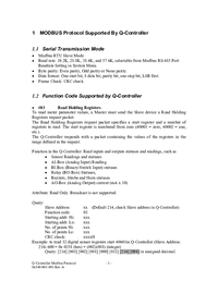 Thumbnail of document Manual - Q-CONTROLLER Series Universal 256 Sensor Digital-Analog Controllers